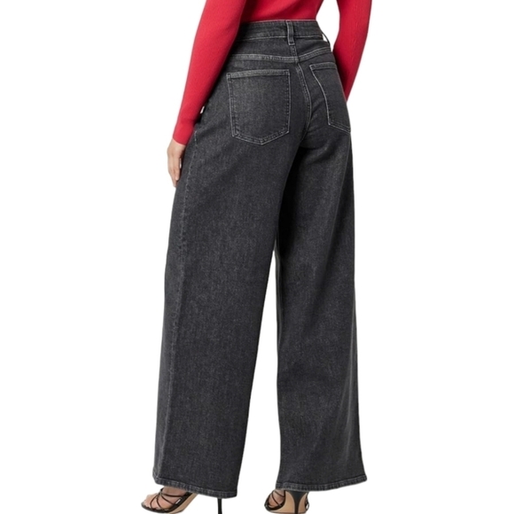 The Drop Frida Jeans Relaxed Carbon Wash Size 24" - Picture 2 of 10